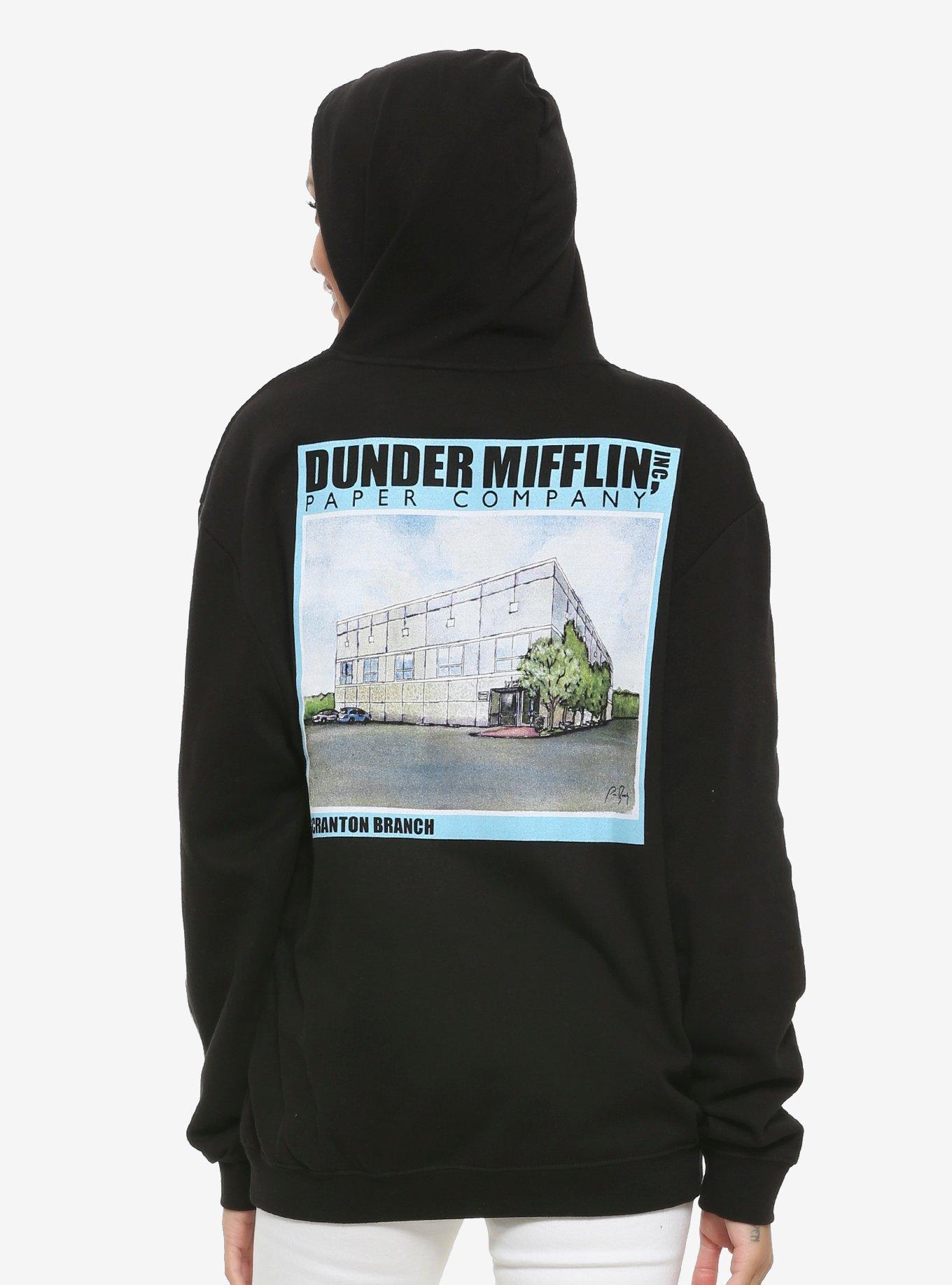 The Office Scranton Branch Painting Women's Hoodie, BLACK, hi-res