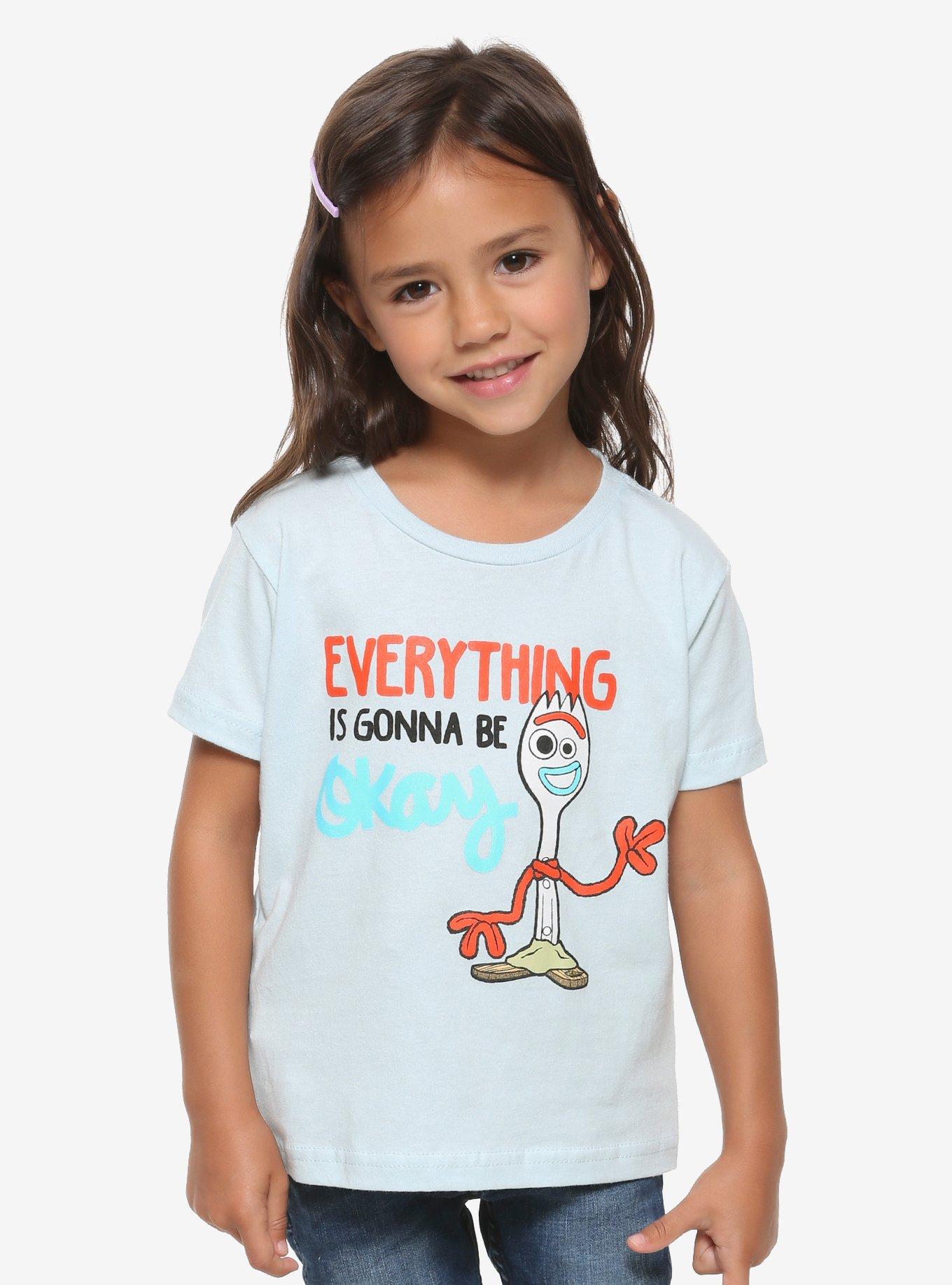 Disney Pixar Toy Story 4 Forky All Okay Toddler T-Shirt - BoxLunch Exclusive, BLUE, hi-res