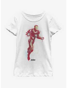 Marvel Avengers: Endgame Ironman Paint Youth Girls T-Shirt, , hi-res