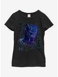 Marvel Black Panther Ultra Panther Youth Girls T-Shirt, BLACK, hi-res