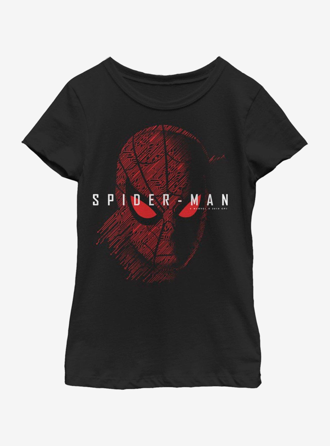 Marvel Spiderman: Far From Home Simple Tech Youth Girls T-Shirt, , hi-res