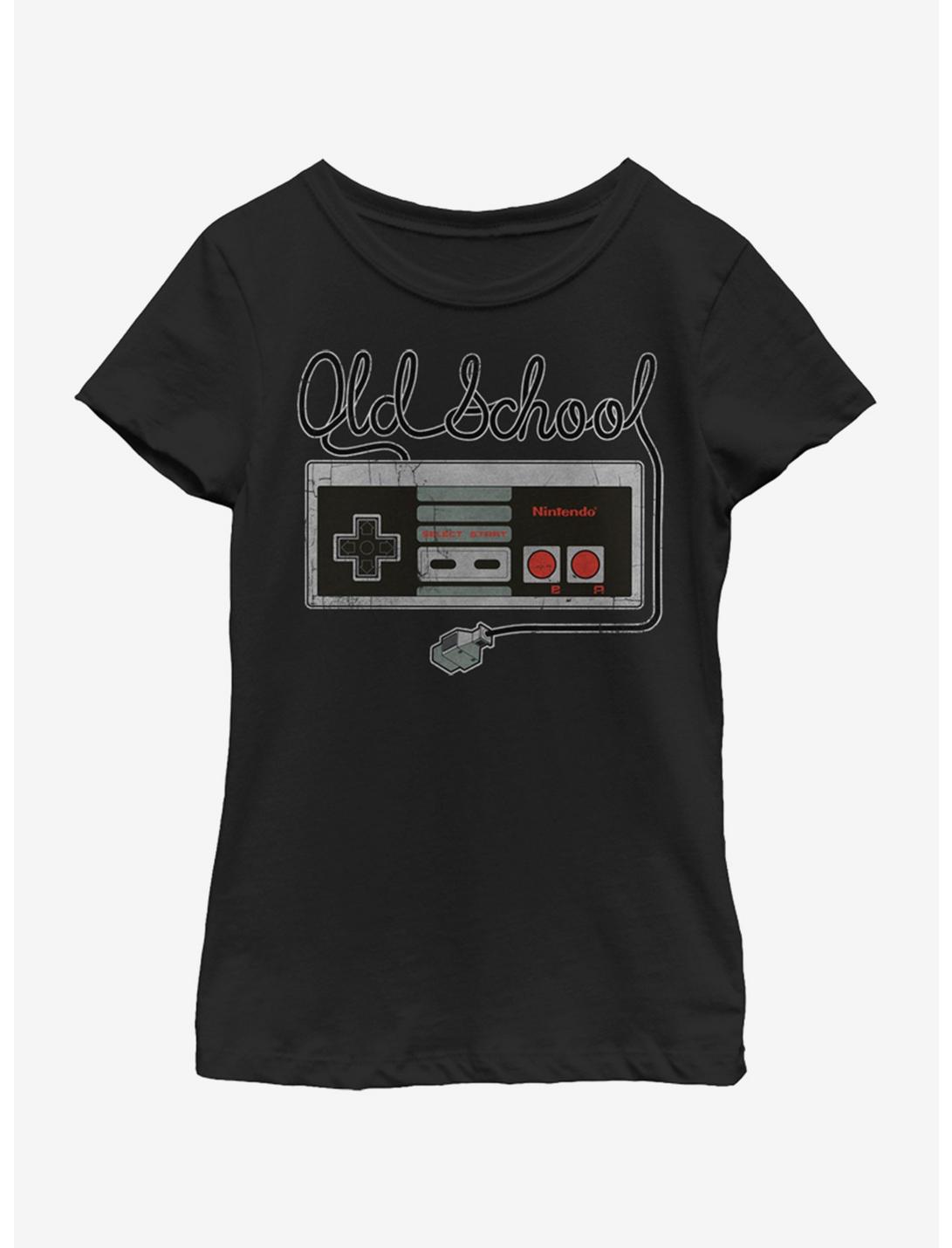 Nintendo Tangled Controller Youth Girls T-Shirt, BLACK, hi-res