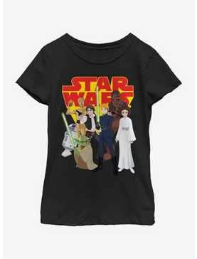 Star Wars Group Shot Youth Girls T-Shirt, , hi-res