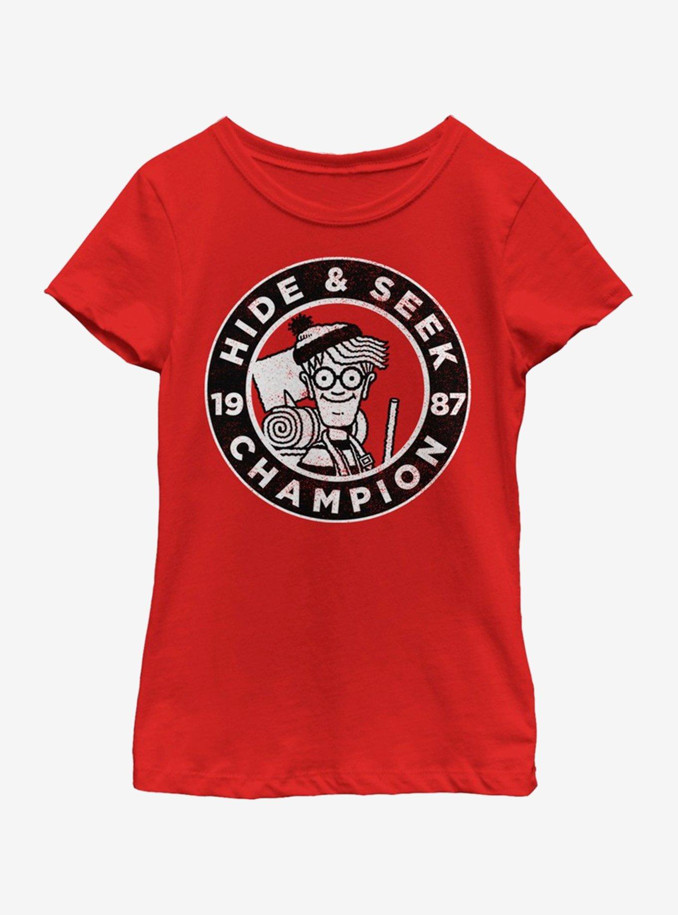 Where's Waldo Waldo Rondel Youth Girls T-Shirt, , hi-res