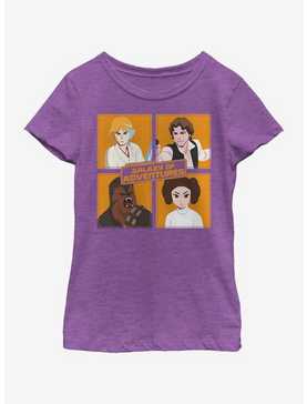 Star Wars Four Square Youth Girls T-Shirt, , hi-res