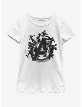 Marvel Avengers: Endgame Flying Heroes Youth Girls T-Shirt, , hi-res