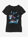 Marvel Captain Marvel I Am The Boss Youth Girls T-Shirt, BLACK, hi-res