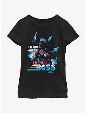 Marvel Captain Marvel I Am The Boss Youth Girls T-Shirt, , hi-res