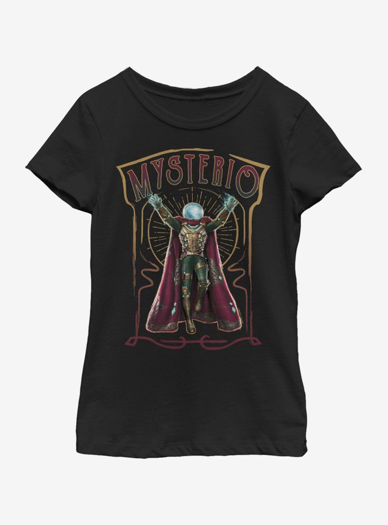 Marvel Spiderman: Far From Home Mysterio Vintage Youth Girls T-Shirt, , hi-res