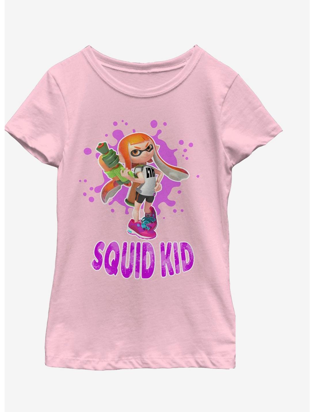 Nintendo Splatoons Squid Kid Youth Girls T-Shirt, PINK, hi-res