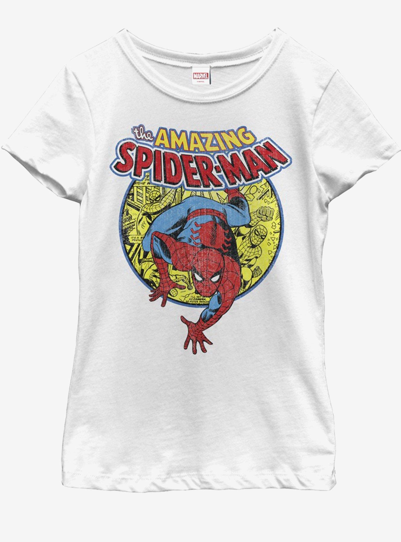 Marvel Spiderman Urban Hero Youth Girls T-Shirt, , hi-res
