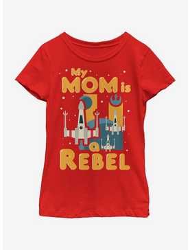 Star Wars Rebel Mom Youth Girls T-Shirt, , hi-res