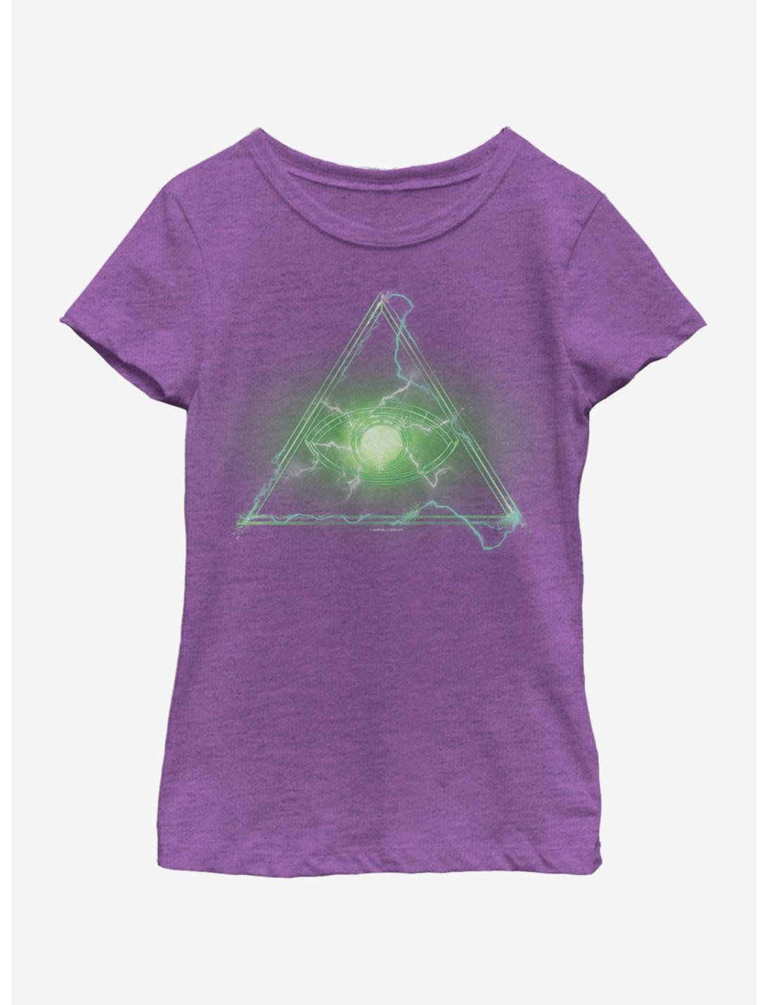 Marvel Spiderman: Far From Home Green Eye Youth Girls T-Shirt, PURPLE BERRY, hi-res