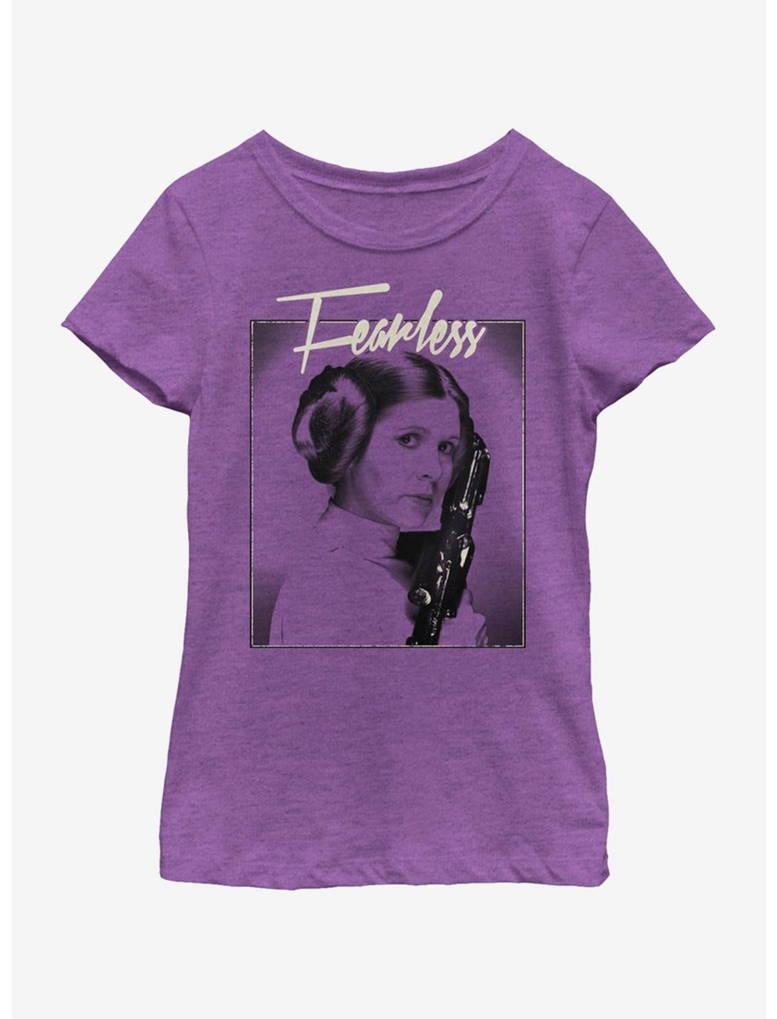 Star Wars Fearless Youth Girls T-Shirt, PURPLE BERRY, hi-res