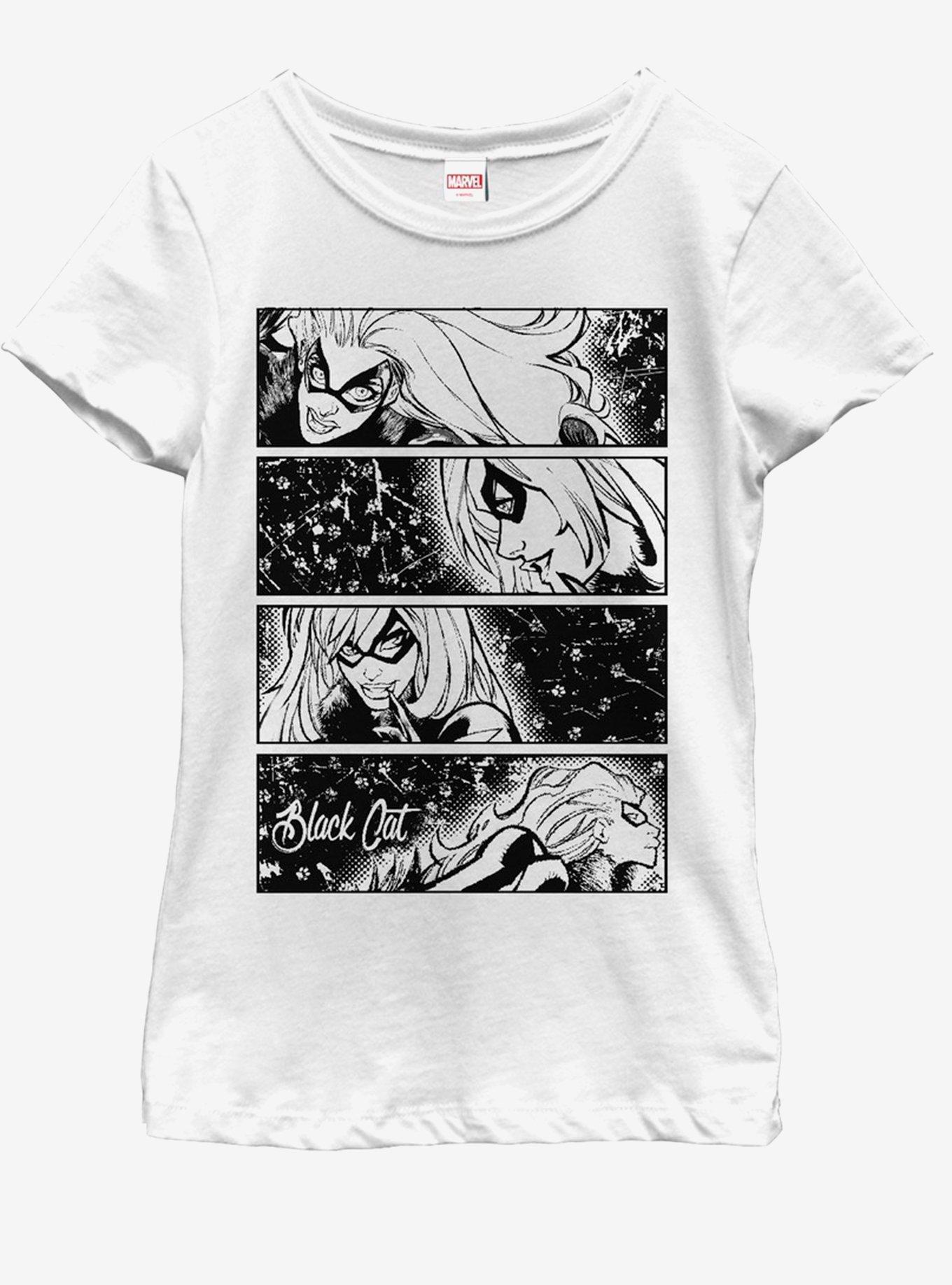 Marvel Black Cat Youth Girls T-Shirt Youth