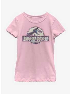 Jurassic World Camo Logo Youth Girls T-Shirt, , hi-res