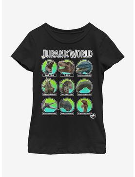 Jurassic Park Hall of Fame Youth Girls T-Shirt, , hi-res