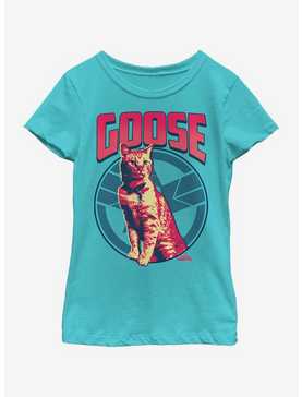 Marvel Captain Marvel Goose on the Loose Youth Girls T-Shirt, , hi-res