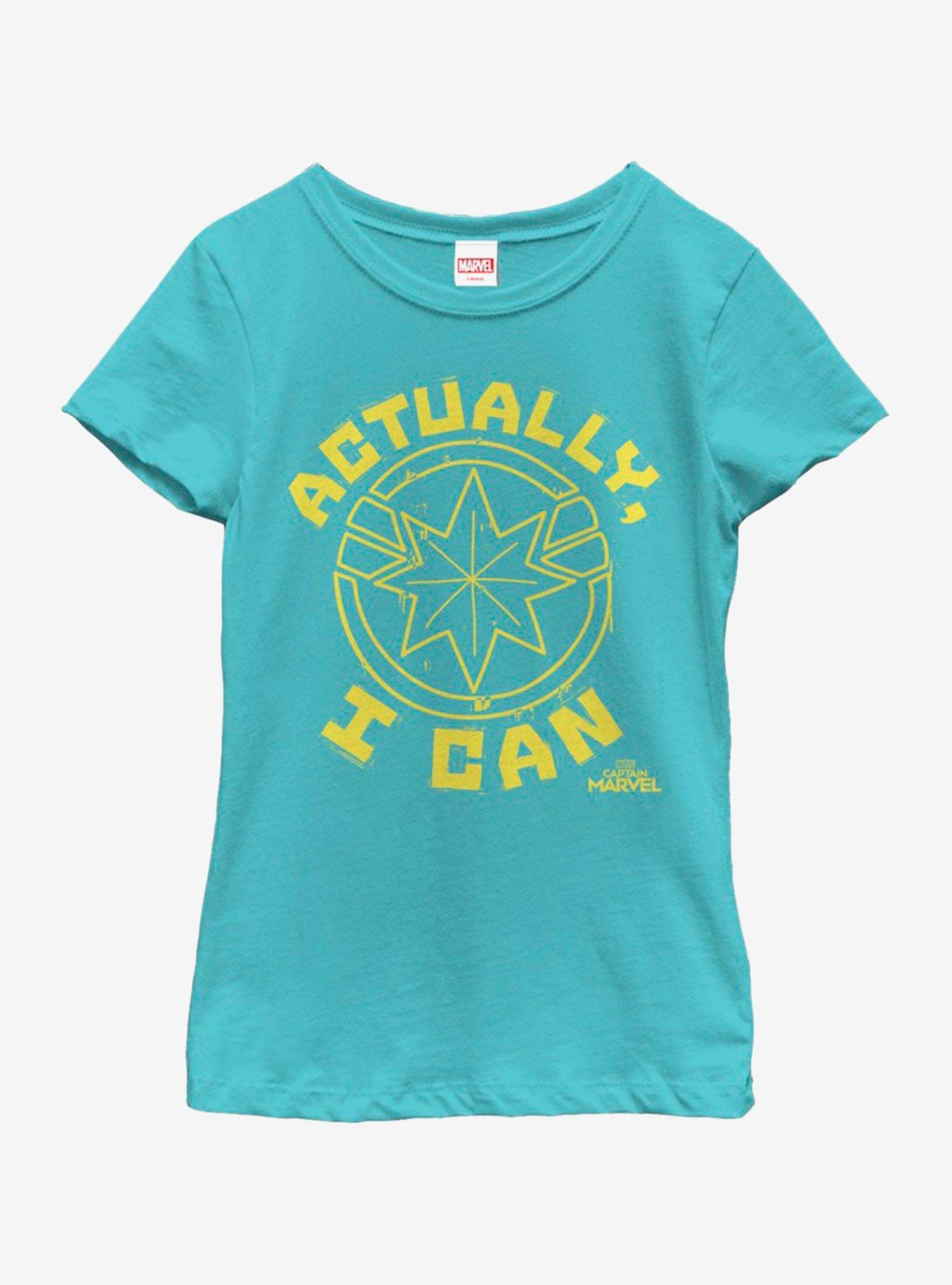 Marvel Captain Marvel Strong Female Youth Girls T-Shirt, , hi-res