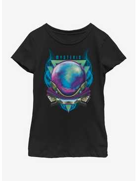 Marvel Spiderman: Far From Home Mysterio Badge Bust Youth Girls T-Shirt, , hi-res
