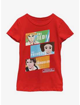 Star Wars Galaxy Panels Youth Girls T-Shirt, , hi-res