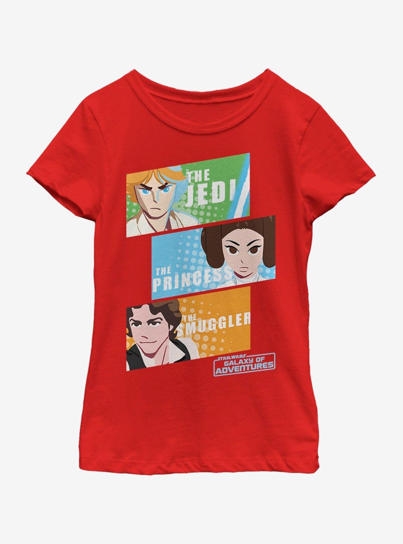 Star Wars Galaxy Panels Youth Girls T-Shirt, , hi-res