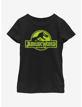 Jurassic Park Invert Logo Youth Girls T-Shirt, , hi-res