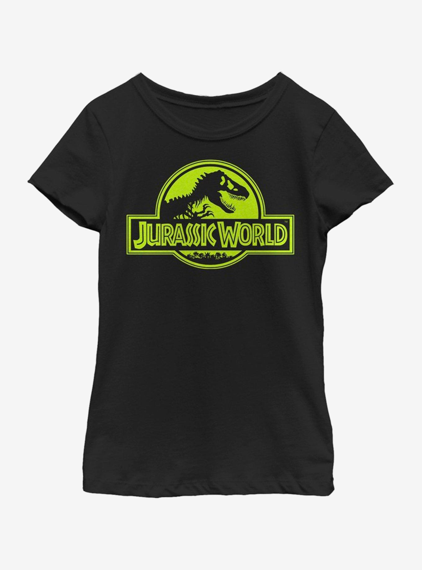 Jurassic Park Invert Logo Youth Girls T-Shirt, , hi-res