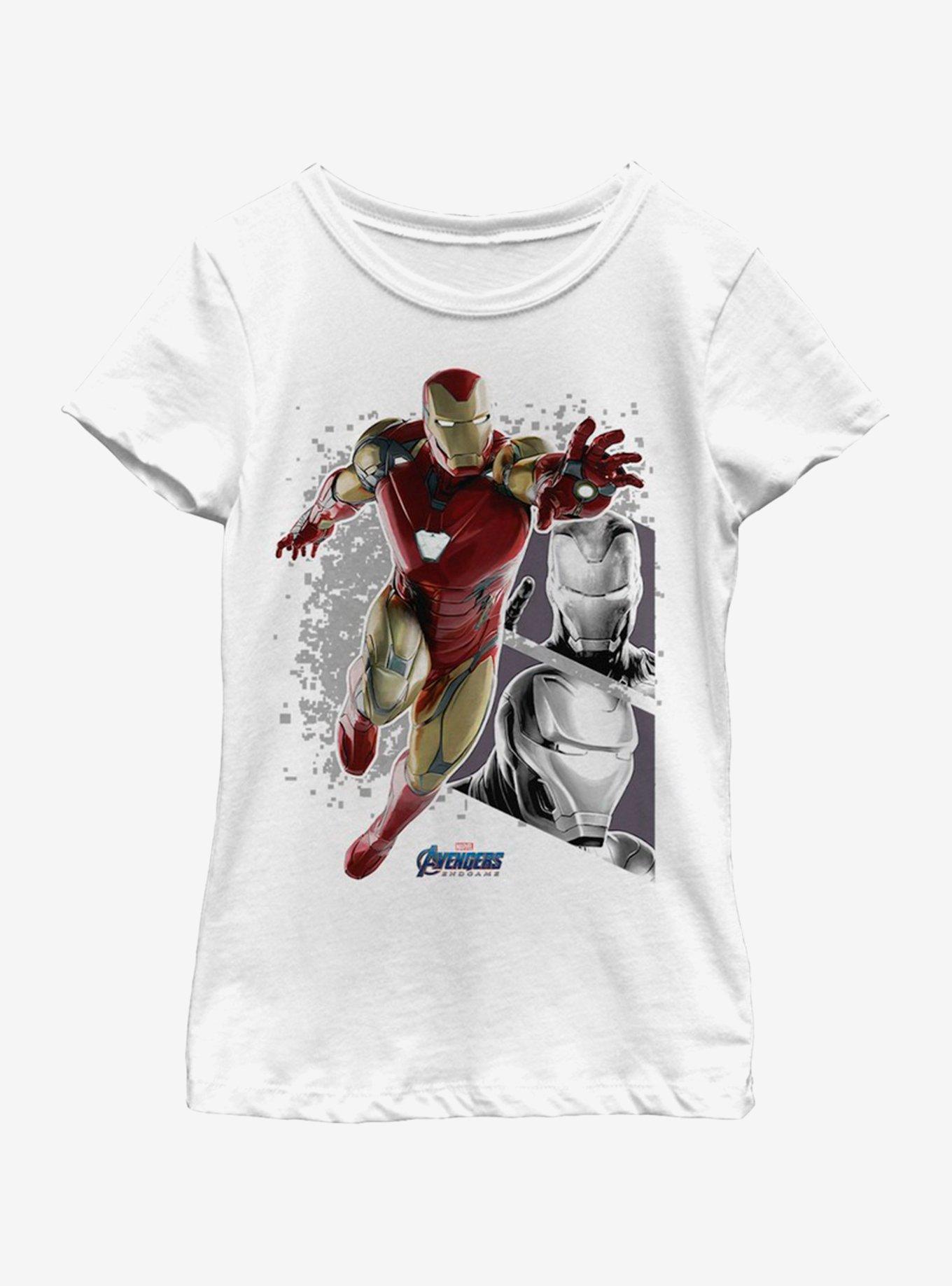 Marvel Avengers: Endgame Ironman Panels Youth Girls T-Shirt, , hi-res