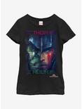 Marvel Thor Co Workers Youth Girls T-Shirt, BLACK, hi-res