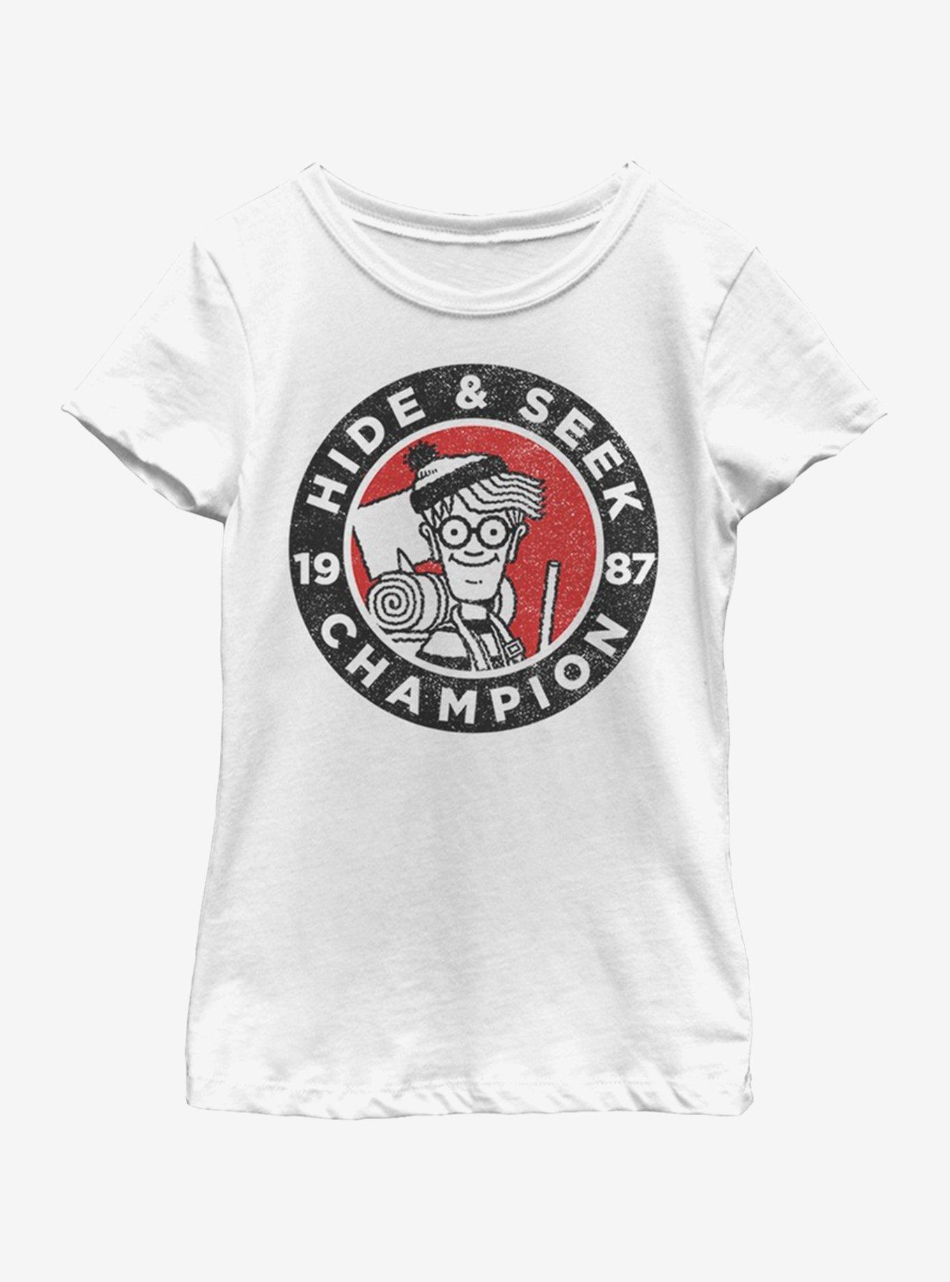 Where's Waldo Waldo Rondel Youth Girls T-Shirt, , hi-res