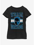 Marvel Black Panther Team Wakanda Youth Girls T-Shirt, BLACK, hi-res
