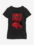 Marvel Spiderman: Far From Home Posterized Spidey Youth Girls T-Shirt, BLACK, hi-res