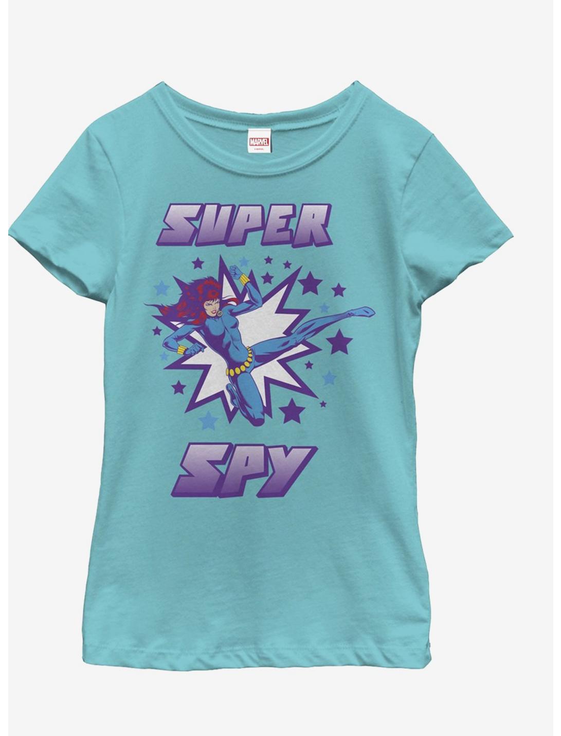 Marvel Super Spy Youth Girls T-Shirt, TAHI BLUE, hi-res