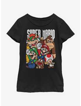 Nintendo Super Mario Super Grouper Youth Girls T-Shirt, , hi-res