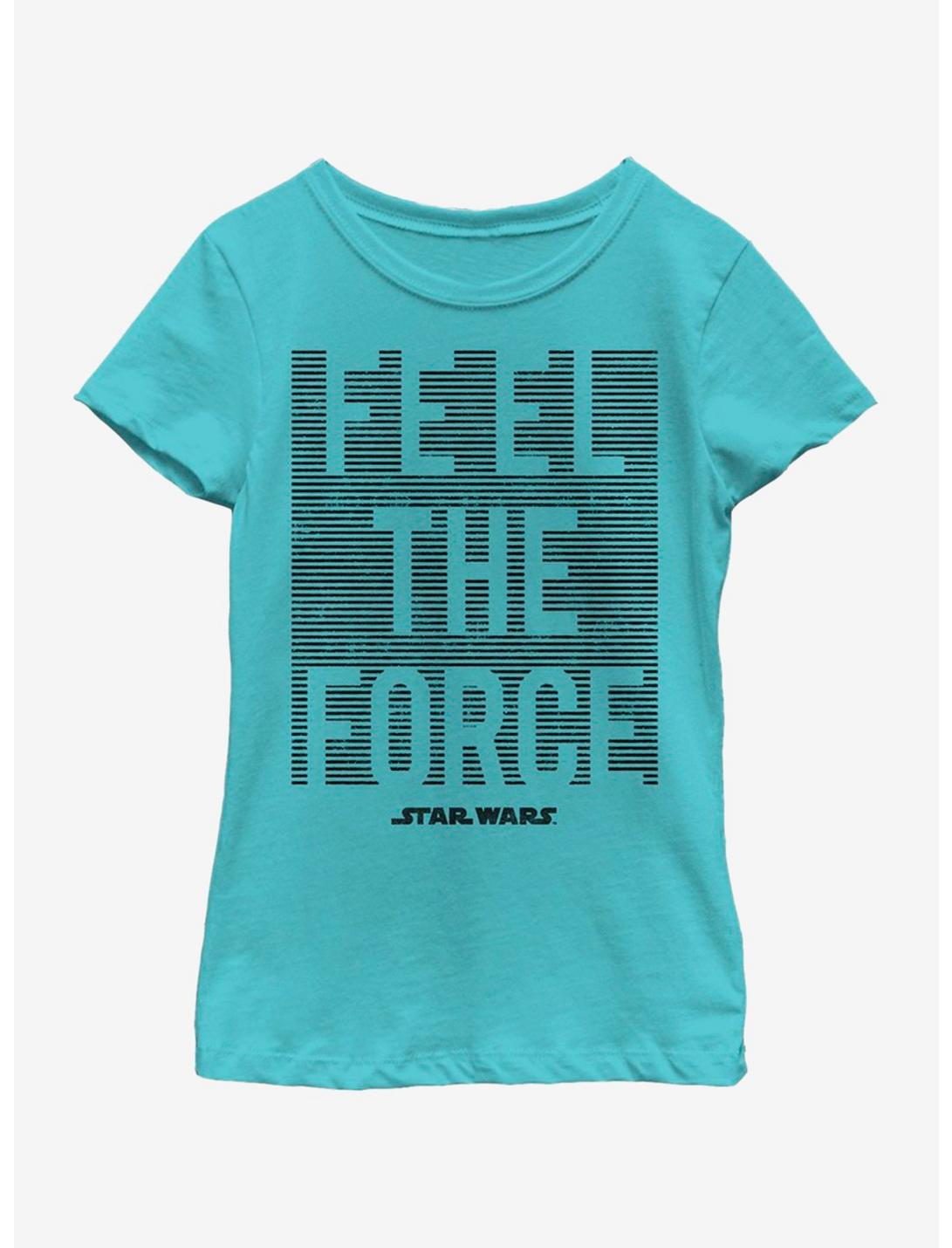 Star Wars The Last Jedi Force Feels Youth Girls T-Shirt, TAHI BLUE, hi-res