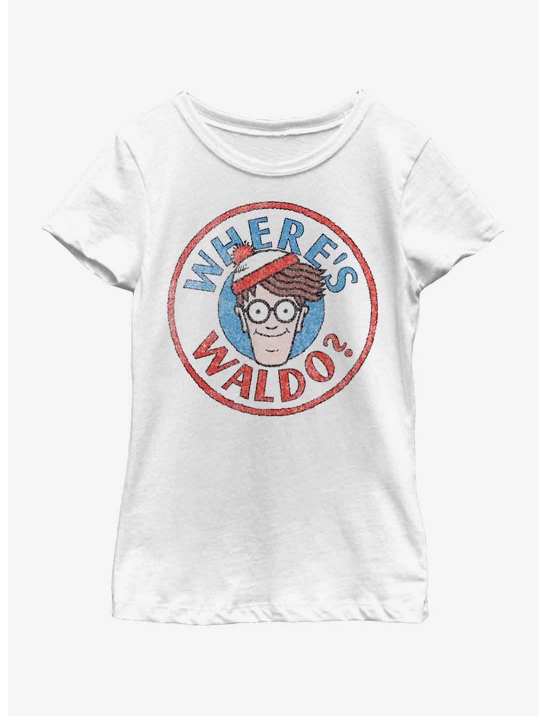 Where's Waldo Head Games Youth Girls T-Shirt, WHITE, hi-res