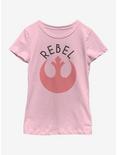 Star Wars Episode VII The Force Awakens Rebel Youth Girls T-Shirt, PINK, hi-res