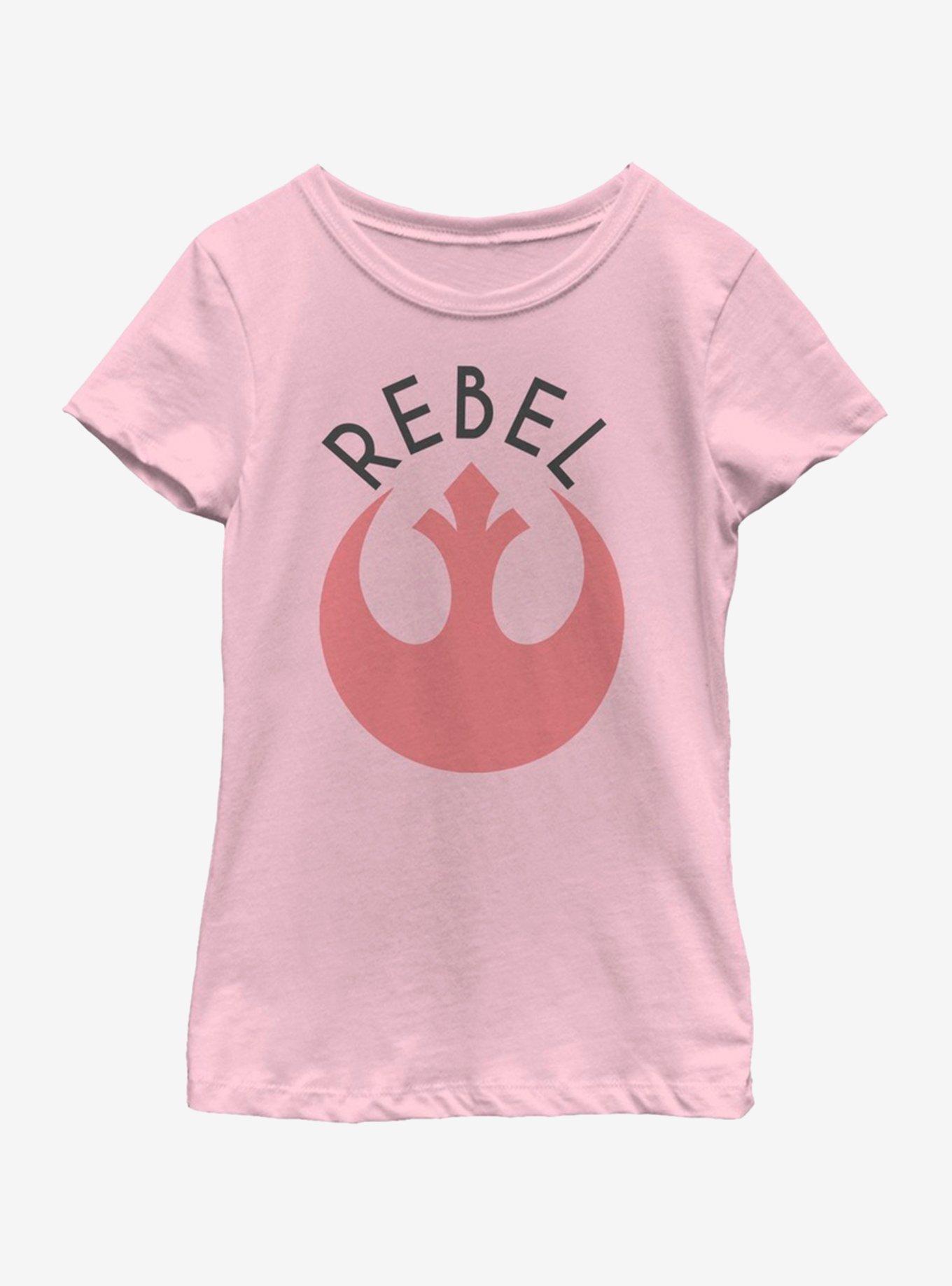 Star Wars Episode VII The Force Awakens Rebel Youth Girls T-Shirt, PINK, hi-res