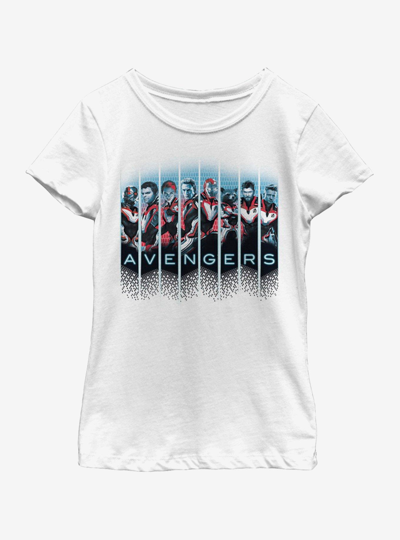 Marvel Avengers: Endgame Grid Panel Youth Girls T-Shirt, , hi-res