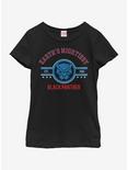 Marvel Black Panther Mighty Panther Youth Girls T-Shirt, BLACK, hi-res