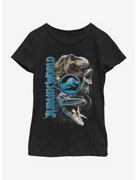 Jurassic Park Dino Group Stack Youth Girls T-Shirt, , hi-res