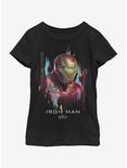 Marvel Avengers: Endgame Ironman Portrait Youth Girls T-Shirt, BLACK, hi-res