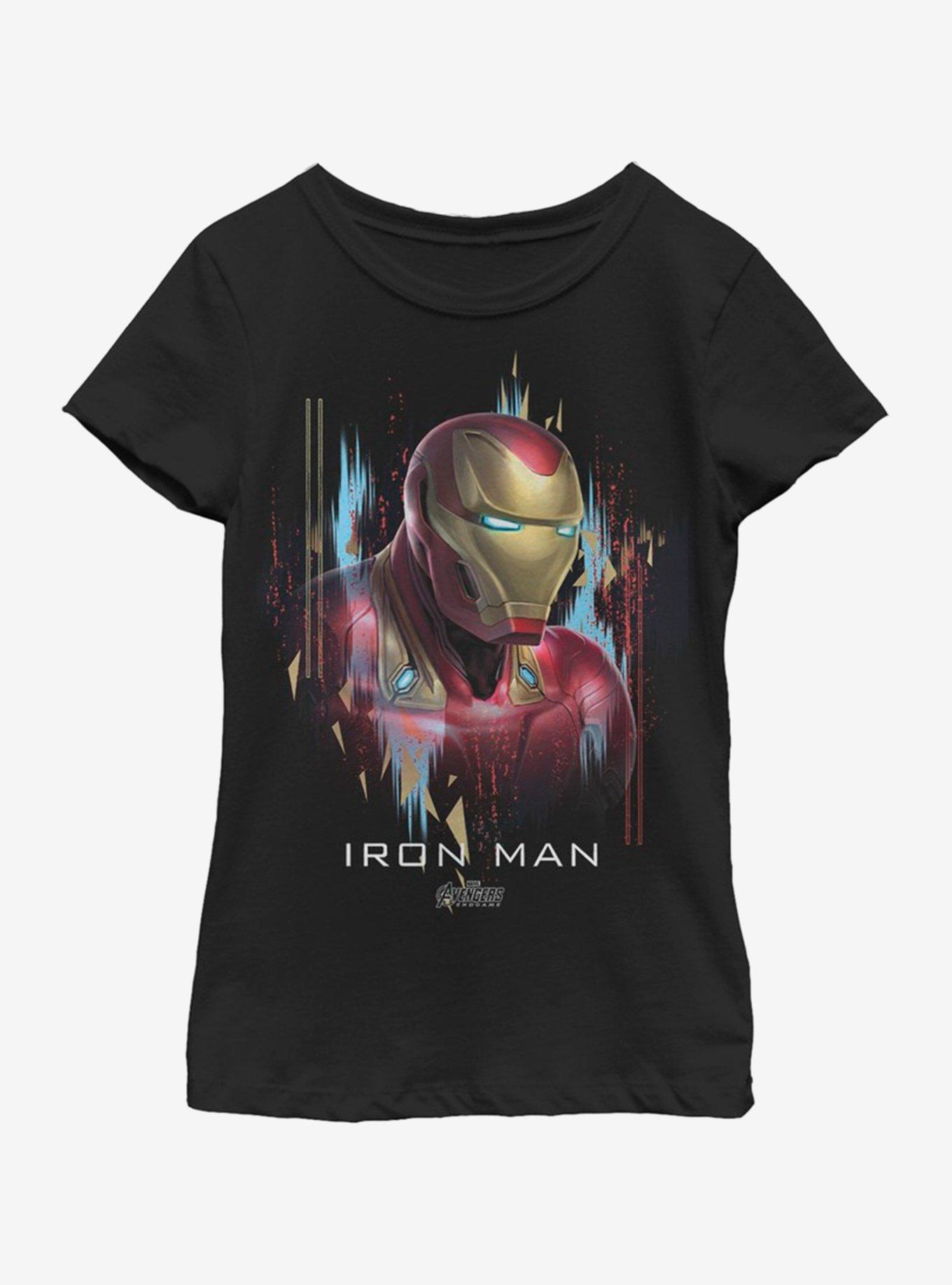 Marvel Avengers: Endgame Ironman Portrait Youth Girls T-Shirt, , hi-res
