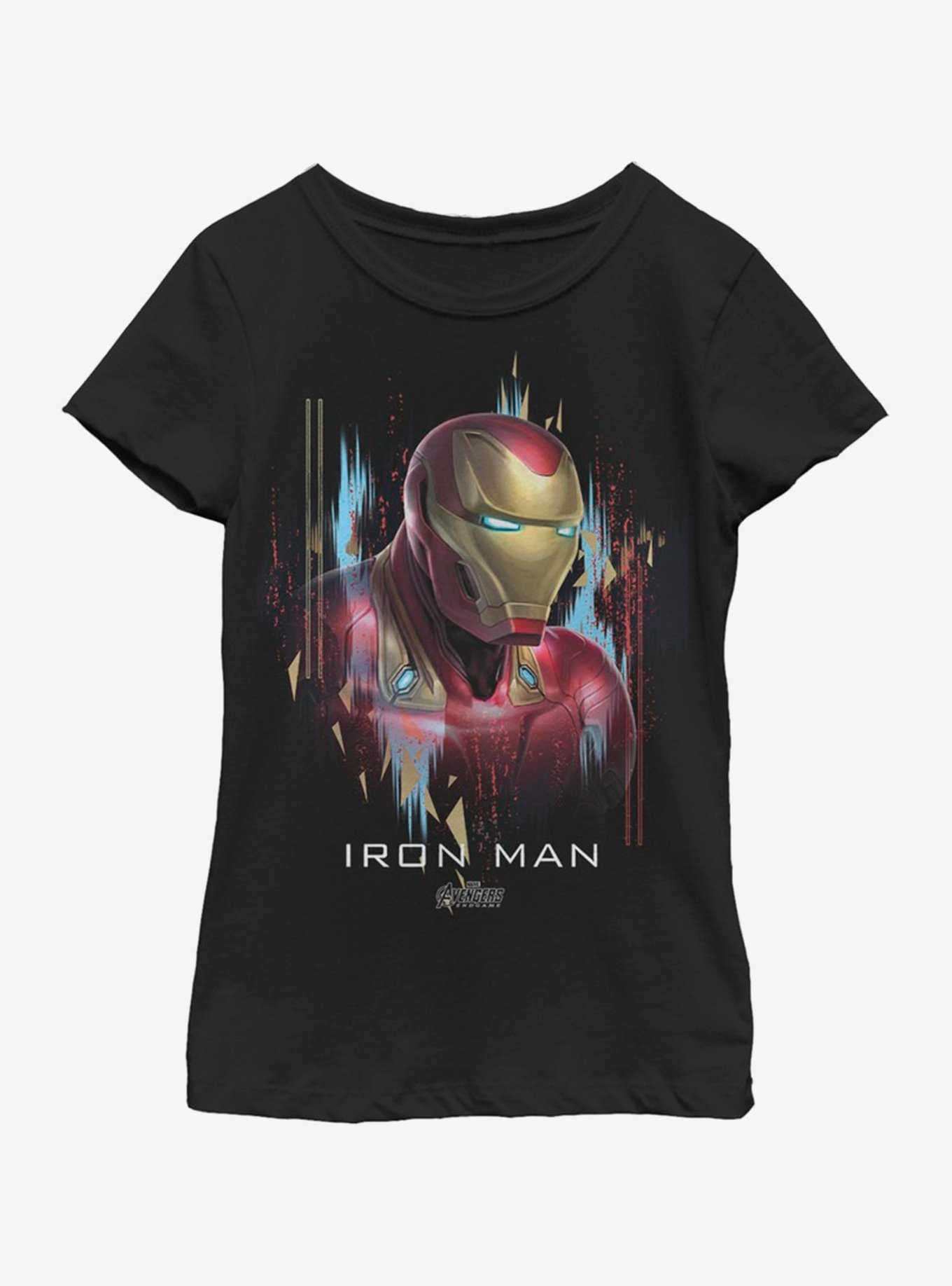 Marvel Avengers: Endgame Ironman Portrait Youth Girls T-Shirt, , hi-res