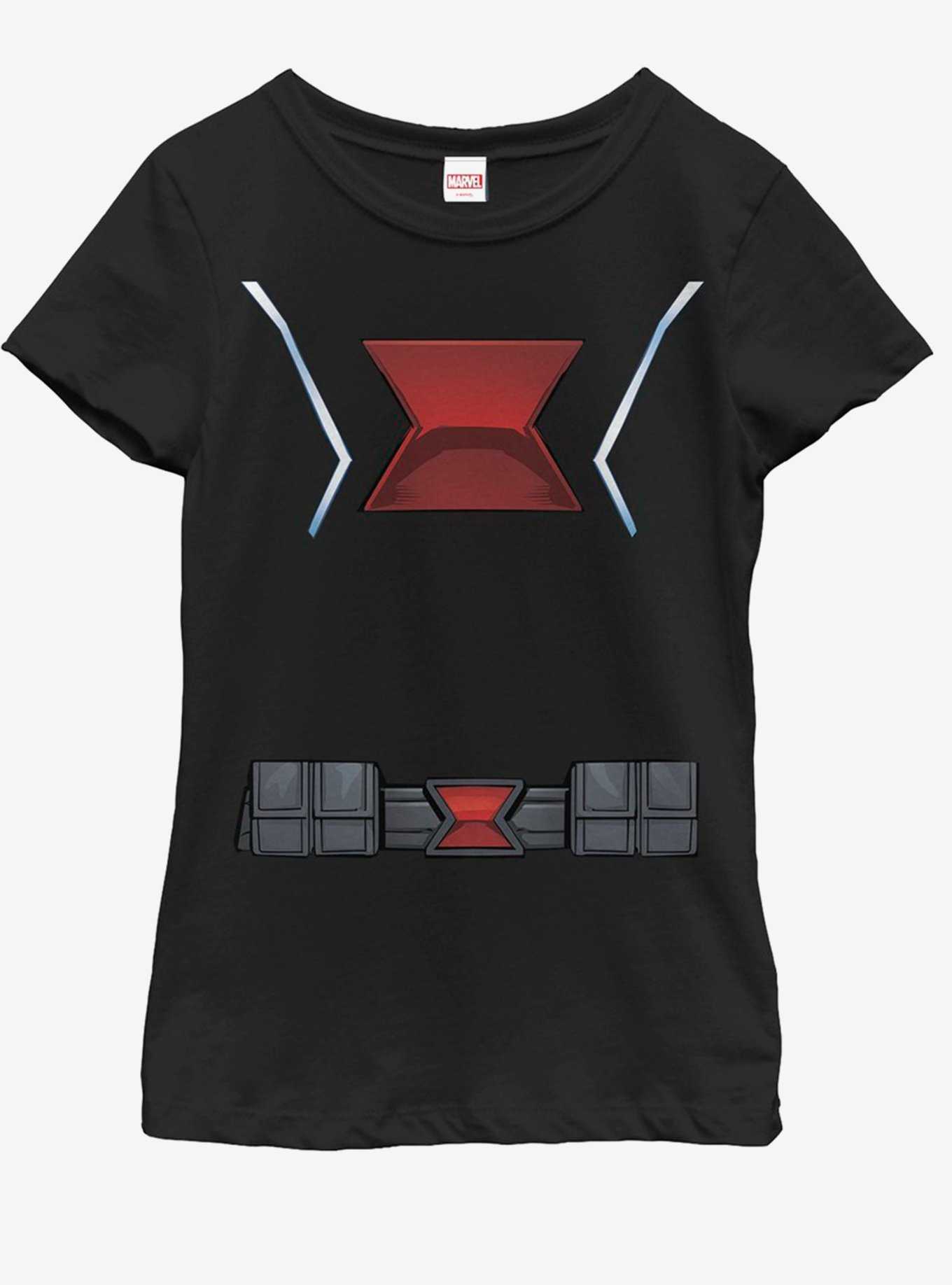 Marvel Black Widow Front Youth Girls T-Shirt, , hi-res