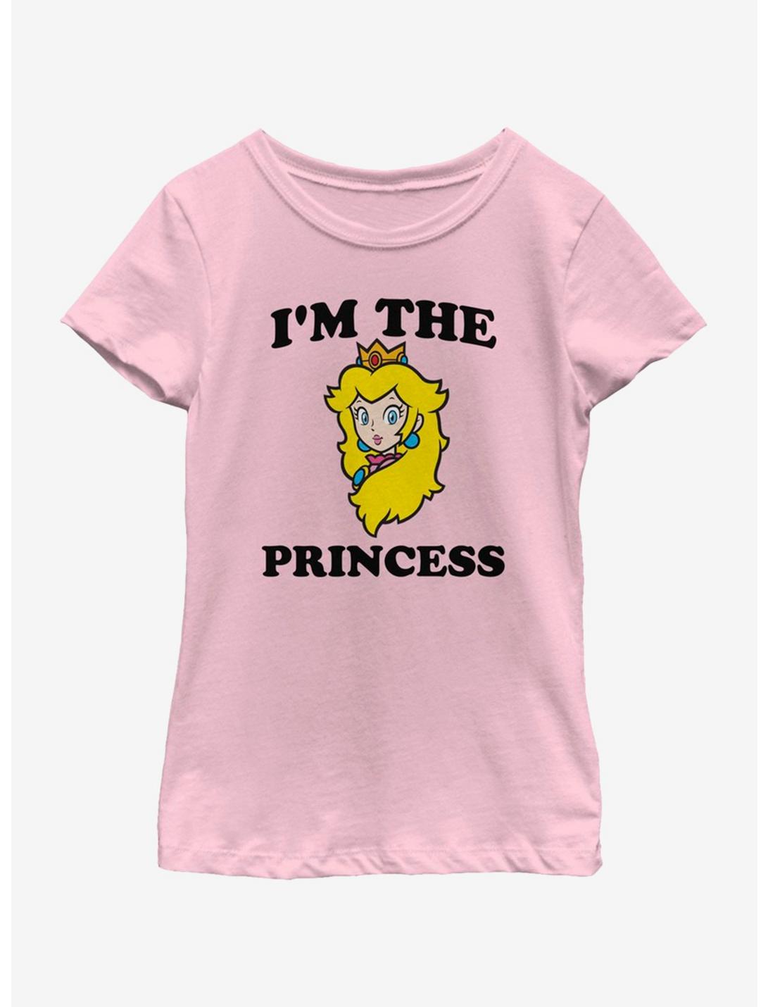 Nintendo Super Mario Lil Princess Youth Girls T-Shirt, PINK, hi-res