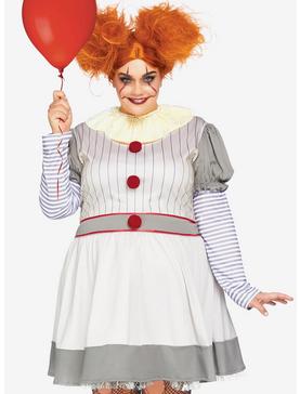 Creepy Clown Costume Plus Size, , hi-res