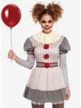 Creepy Clown Costume, WHITE, hi-res