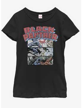 Marvel Black Panther Black Panther Collage Youth Girls T-Shirt, , hi-res